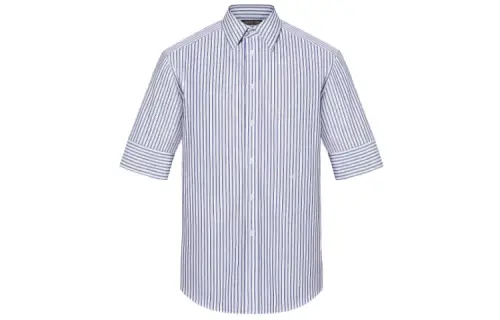 LOUIS VUITTON Striped Short Sleeve Shirt