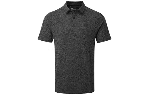 Under Armour Vanish Polo Shirts Men's Black Gray Color Polo Collar Moderate Straight Fit