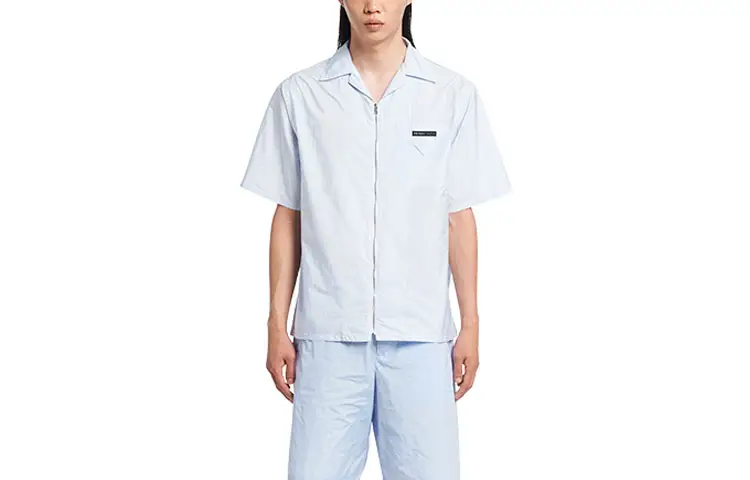 PRADA SS22 Shirt Men's Sky Blue