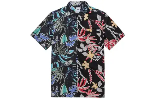 Vans Shirts Unisex Black Lapel Moderate Other