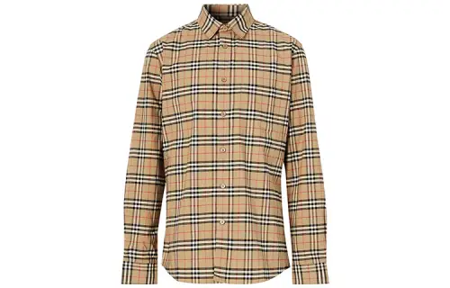 Burberry Checked Long Sleeved Shirt