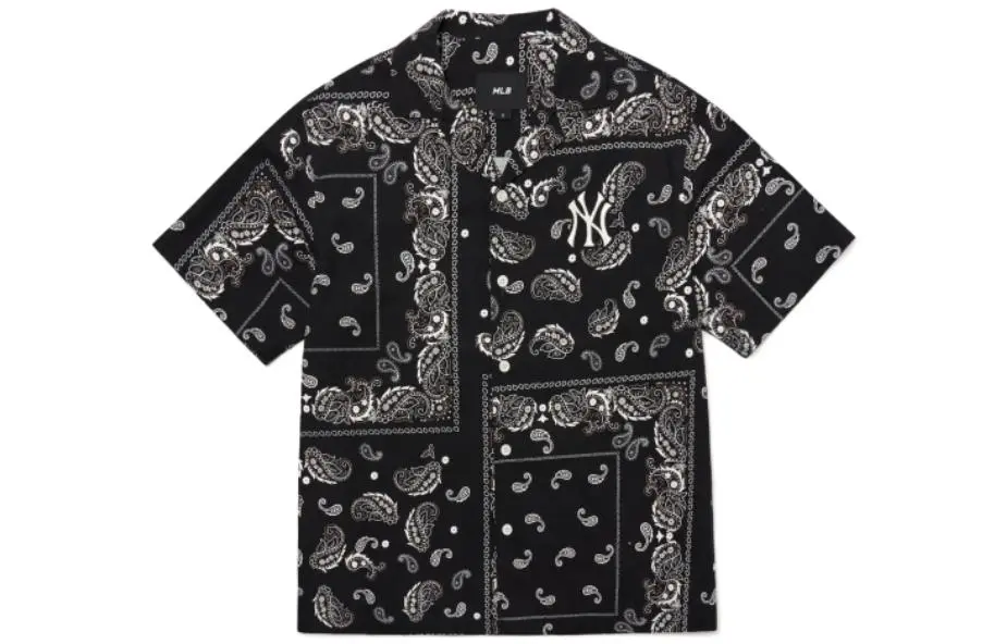 MLB Paisley New York Yankees Shirt Unisex Black