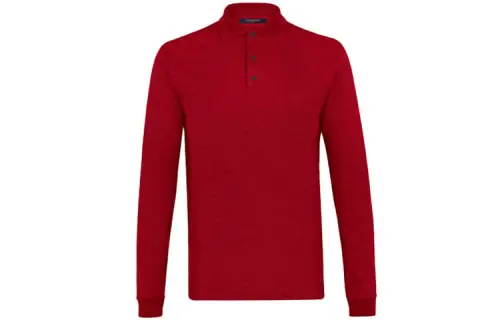 LOUIS VUITTON New Quarterly Products Of LV Polo Shirts Men's Red Polo Collar Moderate Straight Fit
