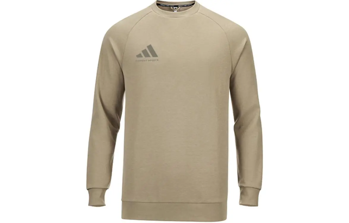 Adidas Sweatshirts Unisex Gray Crew Neck Moderate Regular