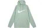 Nike Sweatshirts Men's Light Green Hooded Moderate Regular