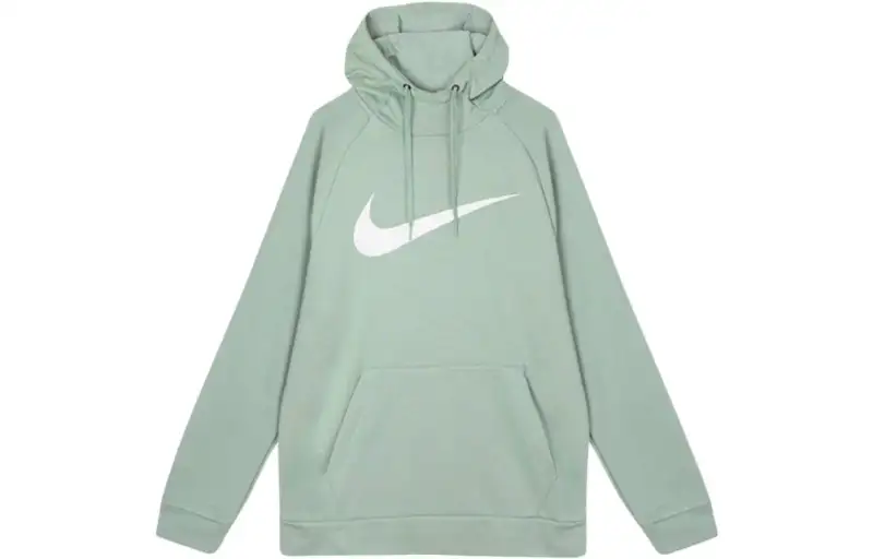 Nike Sweatshirts Men's Light Green Hooded Moderate Regular