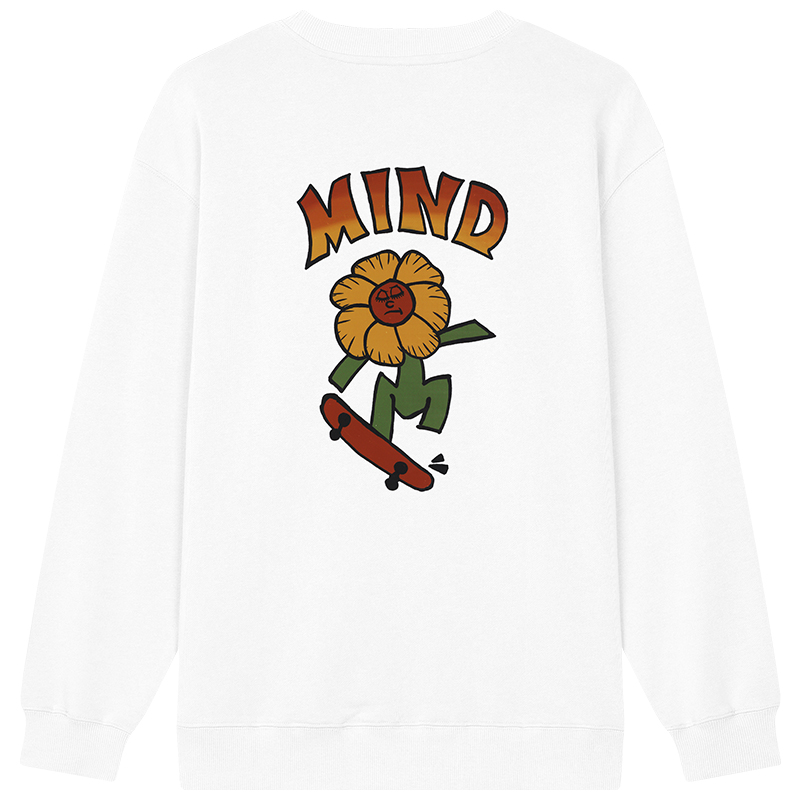 Свитшот MIND MIND ERROR Flowerboy Crew (серый)