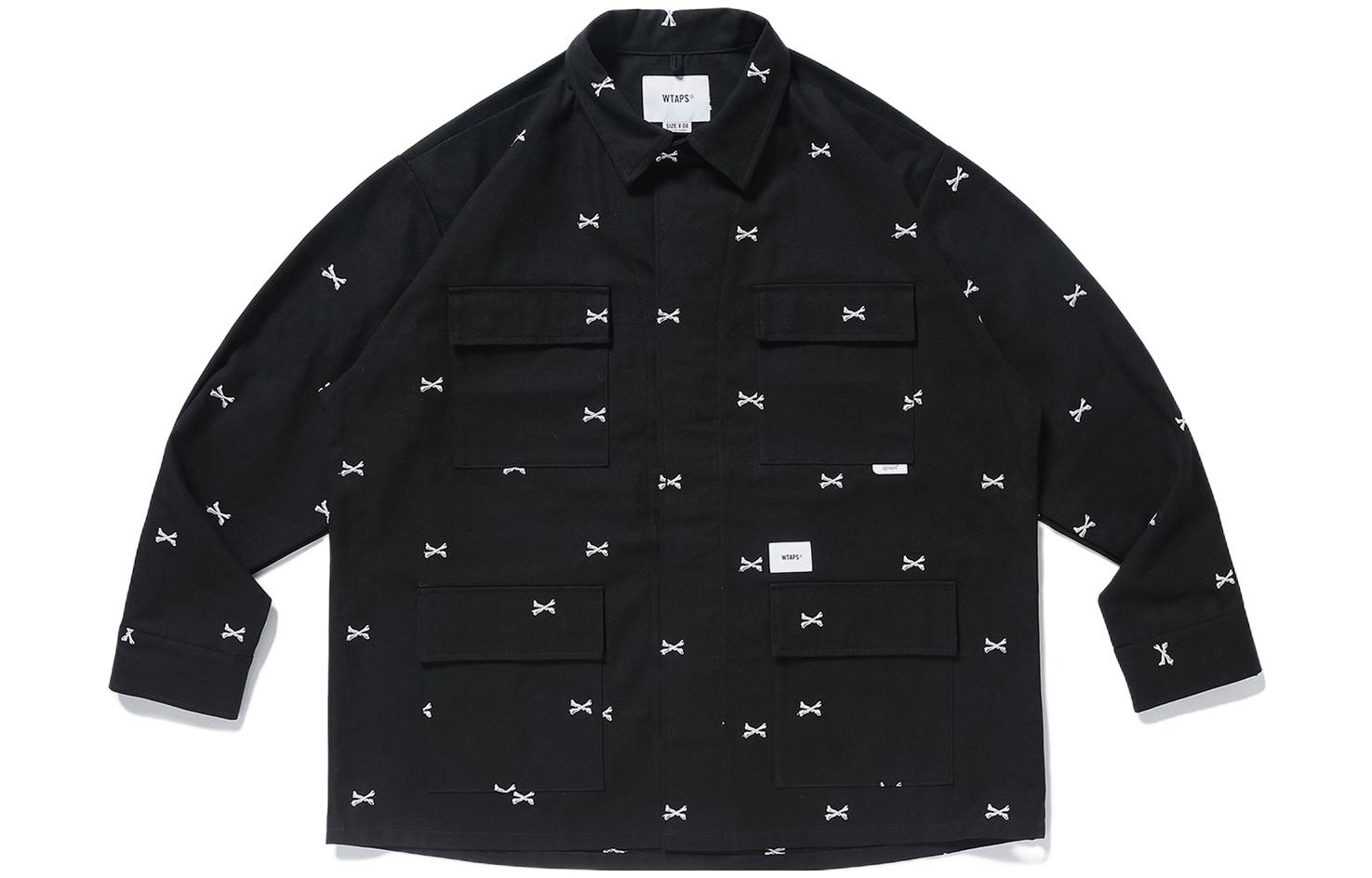 Рубашка WTAPS SS22 (черно-белая)