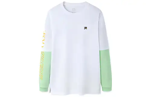ANTA Basketball Collection T Shirts Men's White Crew Neck Moderate Straight Fit