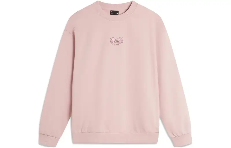 Li Ning Sports Life Collection Sweatshirt Unisex Cinnabar Silt