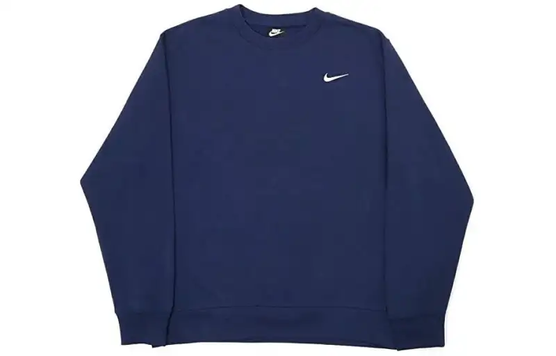 Nike Sweatshirts Men's Blue Crew Neck Moderate Regular