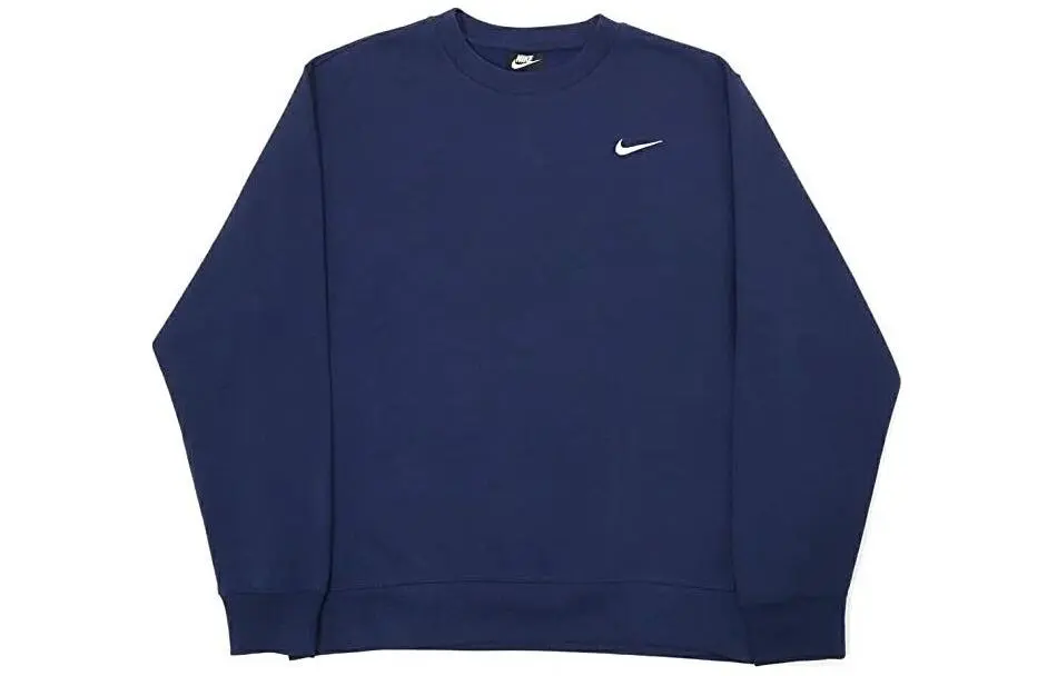 Nike Sweatshirts Men's Blue Crew Neck Moderate Regular