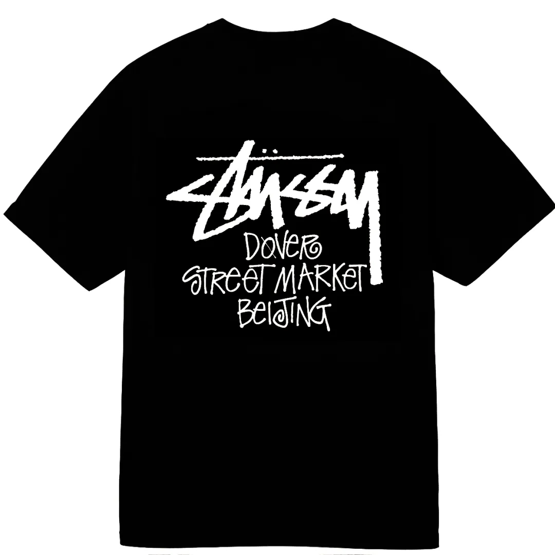 Stussy T Shirts Unisex Crew Neck Straight Fit