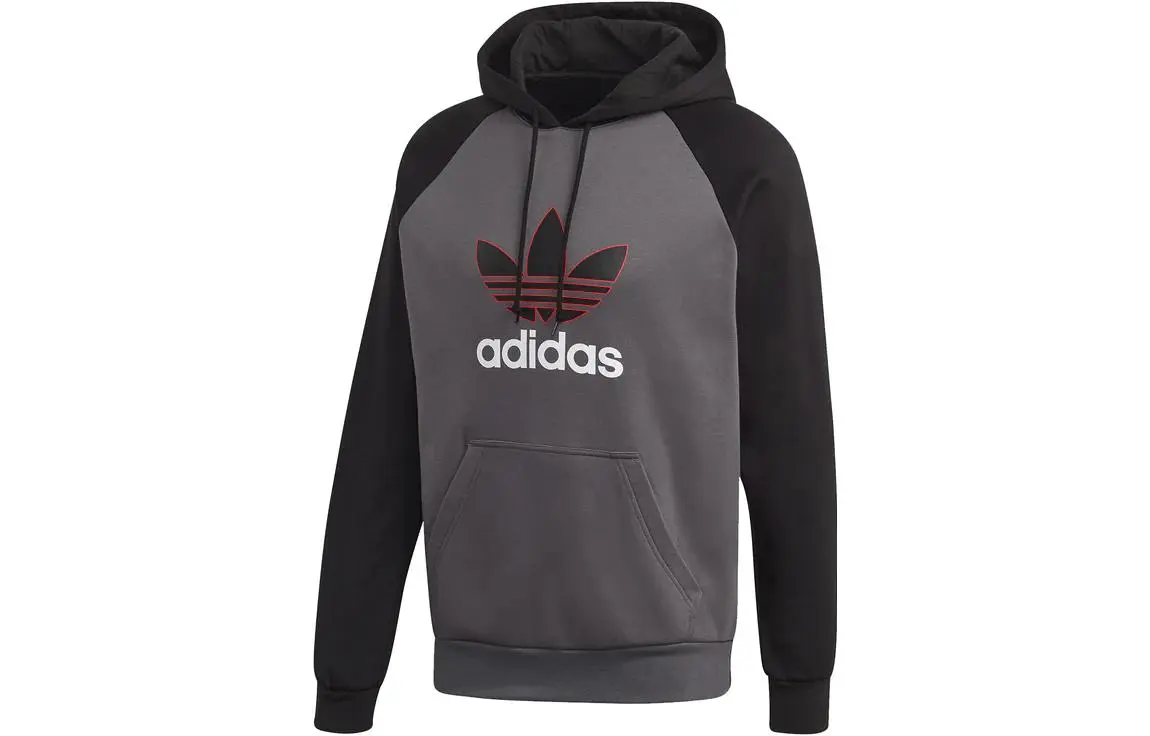 Adidas Originals 2.0 Linear Overhead Hoodie Sweatshirt Men's Dark Gray