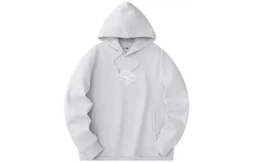 ANTA Basketball Collection Sweatshirts Men's Breeze Gray Hooded Moderate Regular