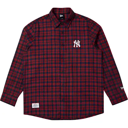 New Era Shirts Unisex Dark Red V Neck Moderate Shirt