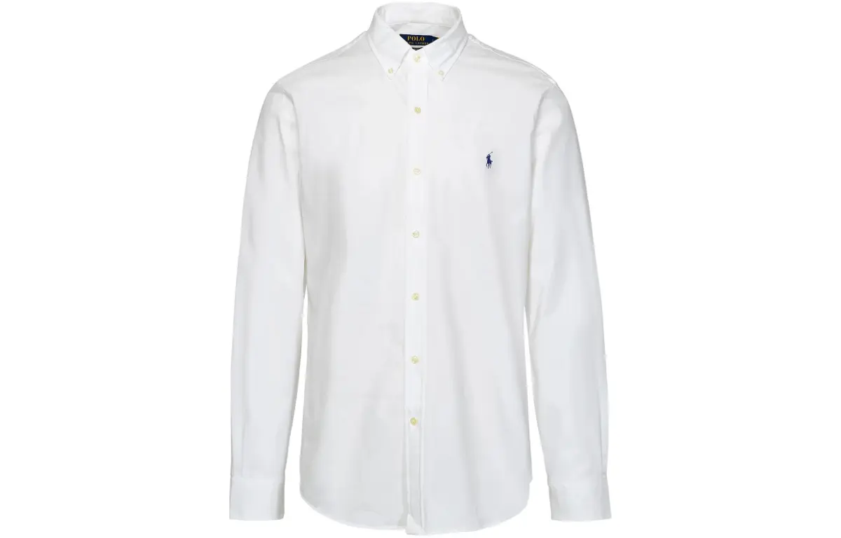 Polo Ralph Lauren Logo Embroidered Long Sleeved Shirt