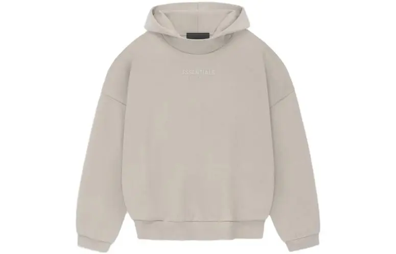 Fear Of God Essentials logo-detail hoodie
