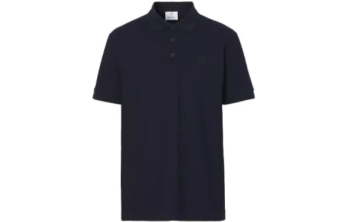 Burberry Polo Shirt Men's Coal Blue
