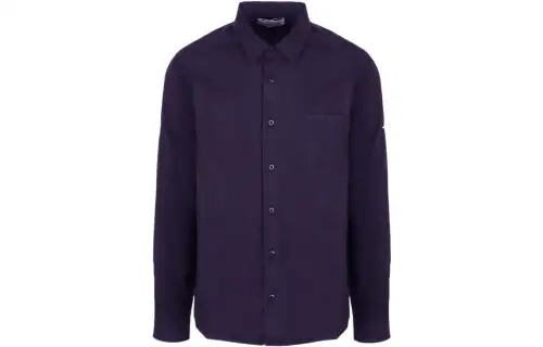 STONE ISLAND Shirts Men's Purple Lapel Moderate Shirt
