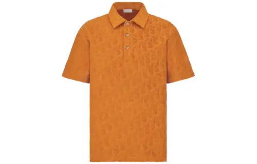 DIOR Quarterly New Products SS22 Polo Shirt Men's Orange