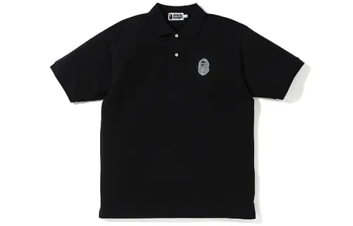 Bape X Swarovski Large Ape Head Polo