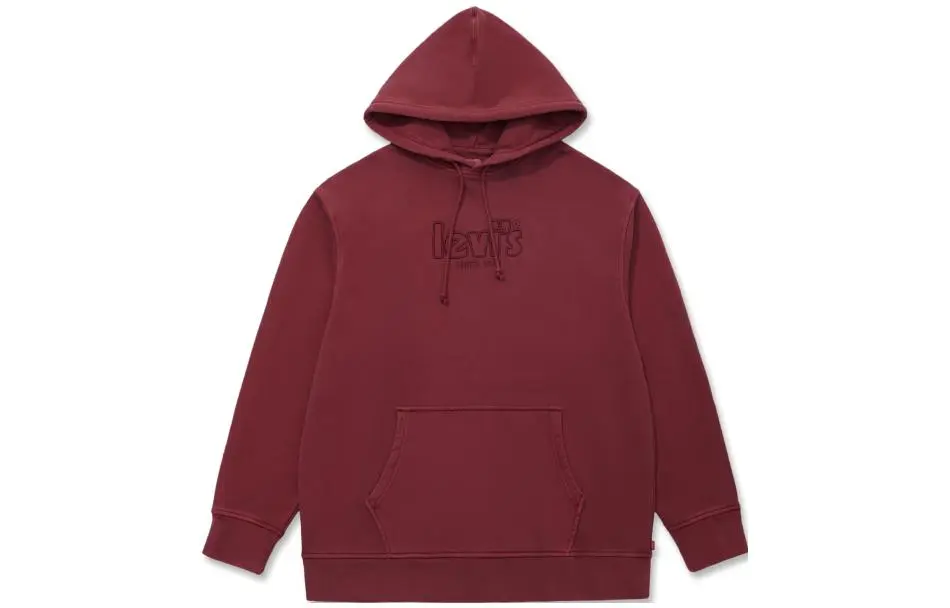 Levi's Sweatshirts Men's Red Hooded (Non-detachable) Moderate Other