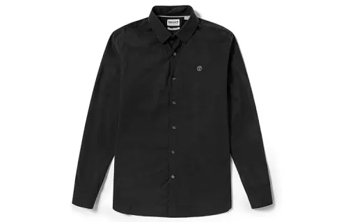 Timberland Shirts Men's Black Lapel Moderate Other