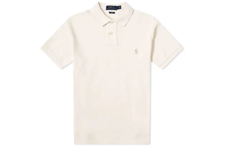 Polo Ralph Lauren FW21 Polo Shirt Custom Slim Fit Men's Natural