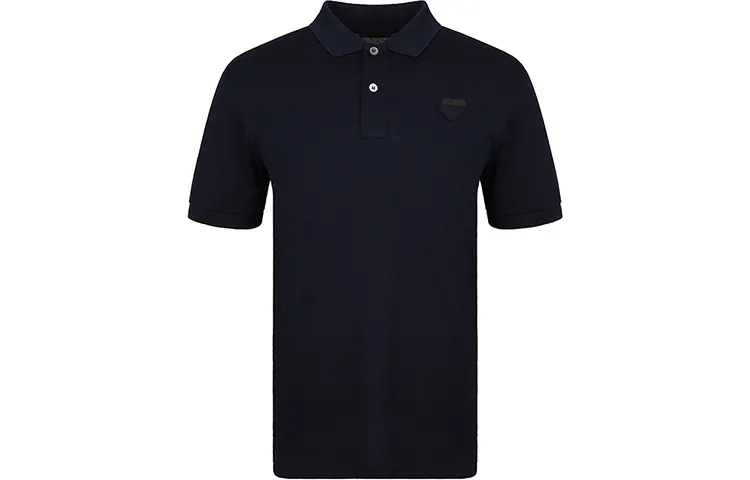PRADA FW21 Polo Shirt Men's Dark Blue