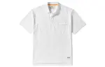 Timberland Polo Shirts Men's White Polo Collar Moderate Straight Fit
