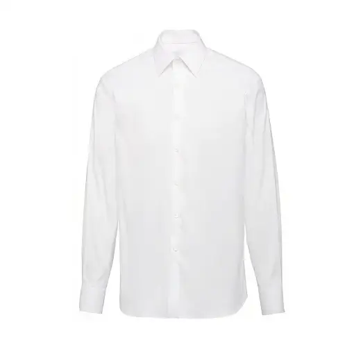 PRADA Shirts Men's White Moderate Other