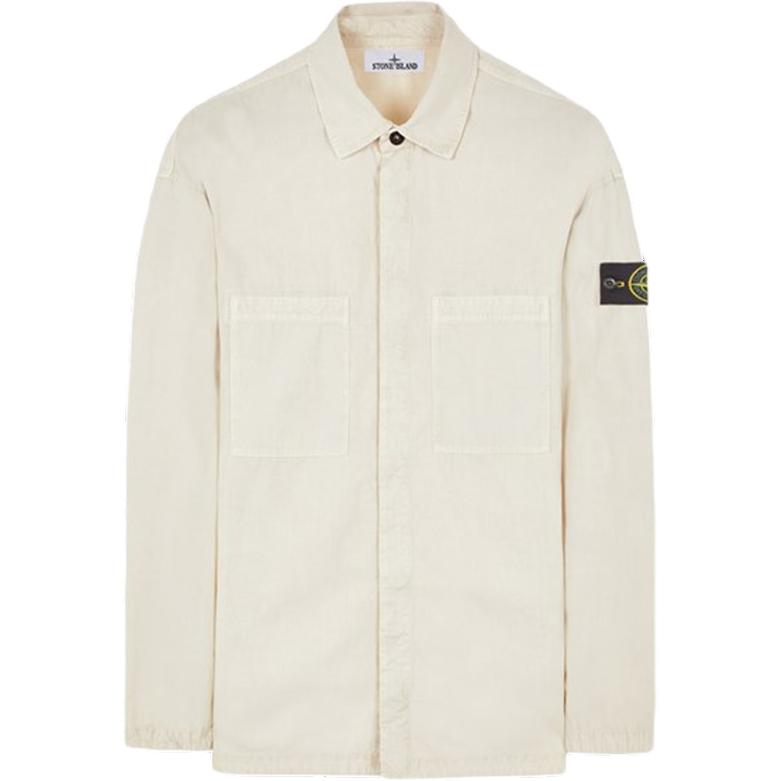 Мужская рубашка Stone Island (белая)