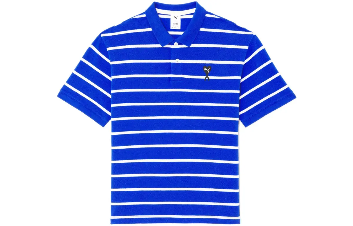PUMA x Amiparis Polo Shirt Men's Blue