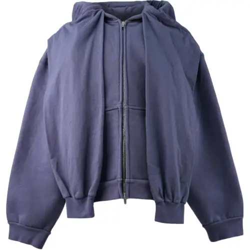Balenciaga Zip Up Long Sleeved Hoodie