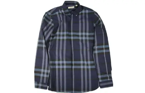 Burberry Shirt Men's Marine Blue