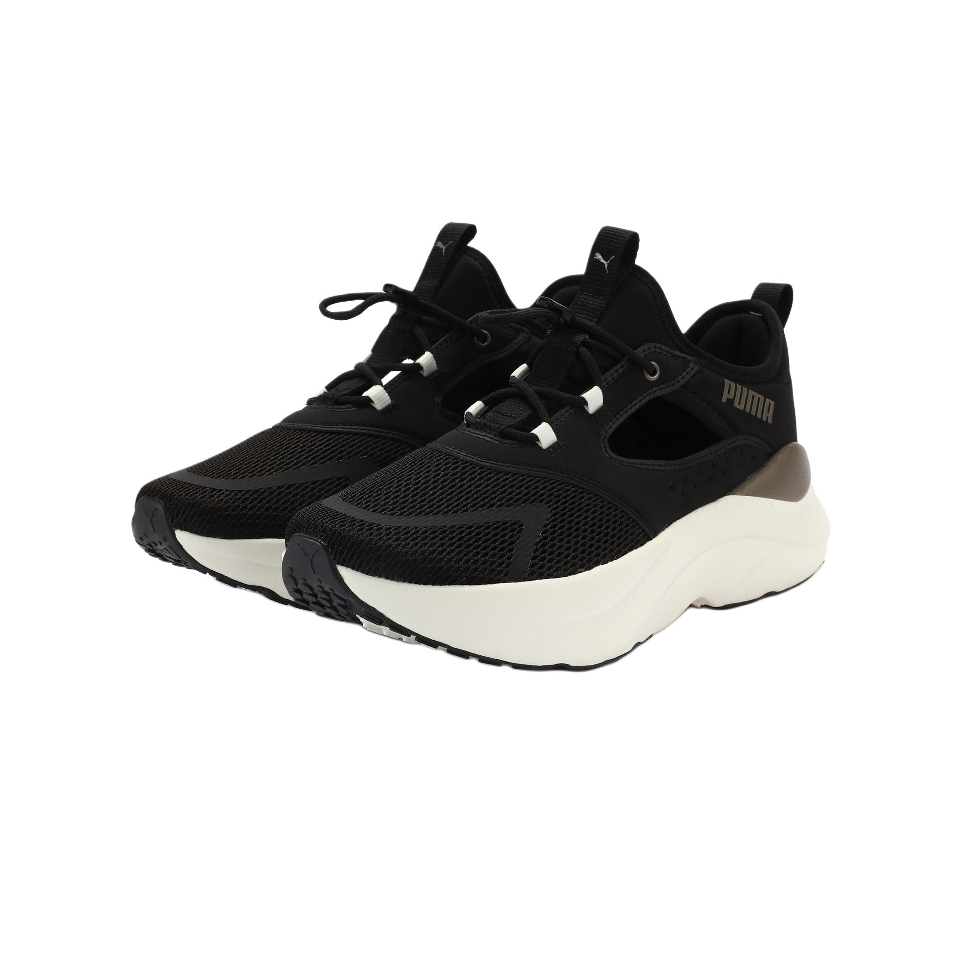 PUMA SOFTRIDE Mayve Mesh, Textile, Artificial Leather Slip Resistant, Abrasion Resistant, Breathable Low top