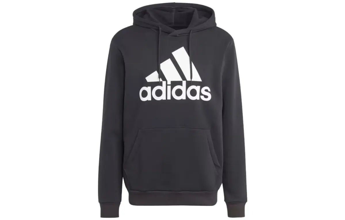 Adidas Sweatshirts Men's Black Hooded Moderate Other