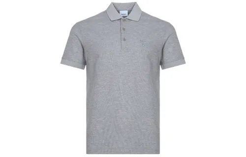 Burberry Monogram Motif Cotton Piqué Polo Shirt
