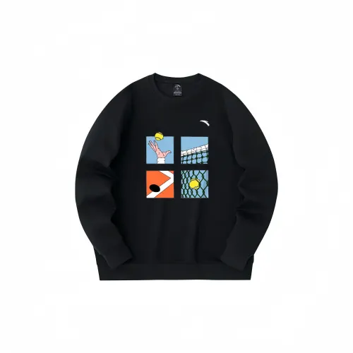 Anta Variety Training Collection Sweatshirt Unisex Basic Black