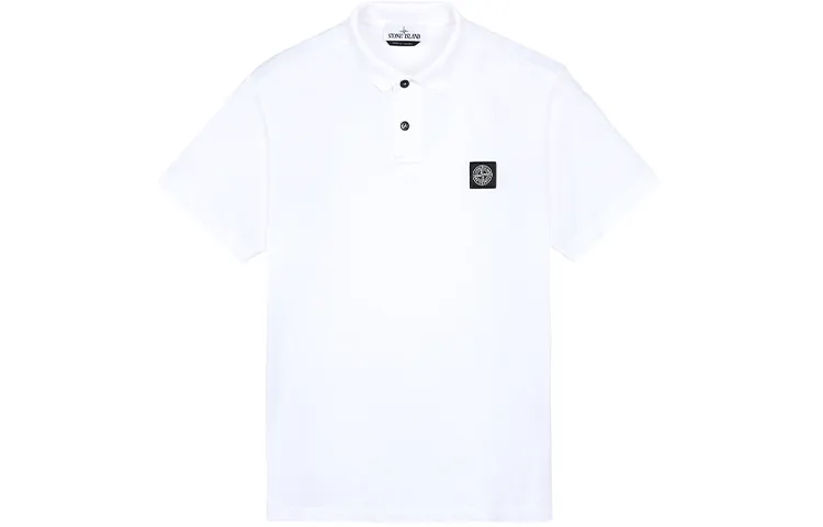 STONE ISLAND Polo Shirt Men's White