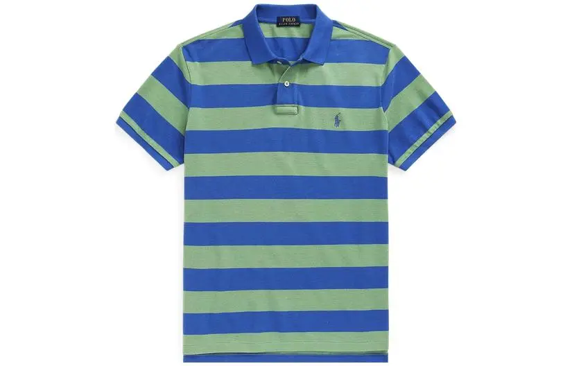 Polo Ralph Lauren SS22 Polo Shirt Custom Slim Fit Men's Green