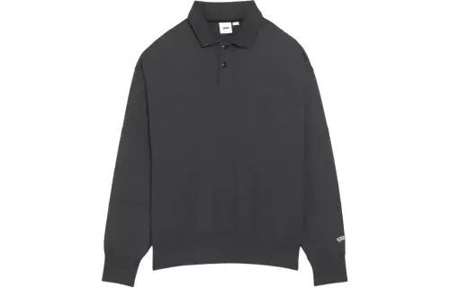 Vans OTW Sweatshirts Unisex Black Polo Collar Moderate Other
