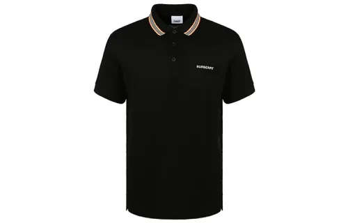 Burberry Polo Shirt Men's Black