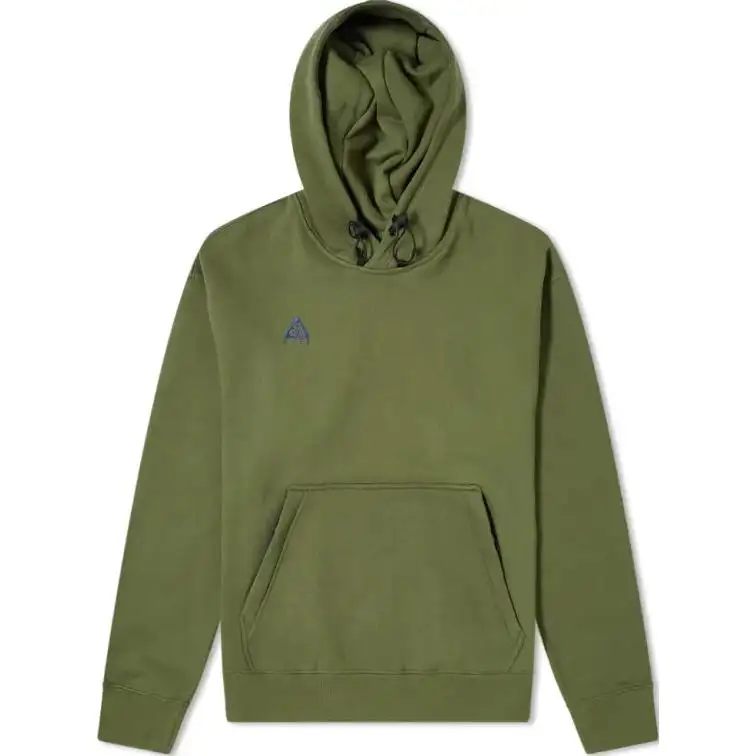 Nike Sweatshirts Men's Green Hooded Moderate Regular