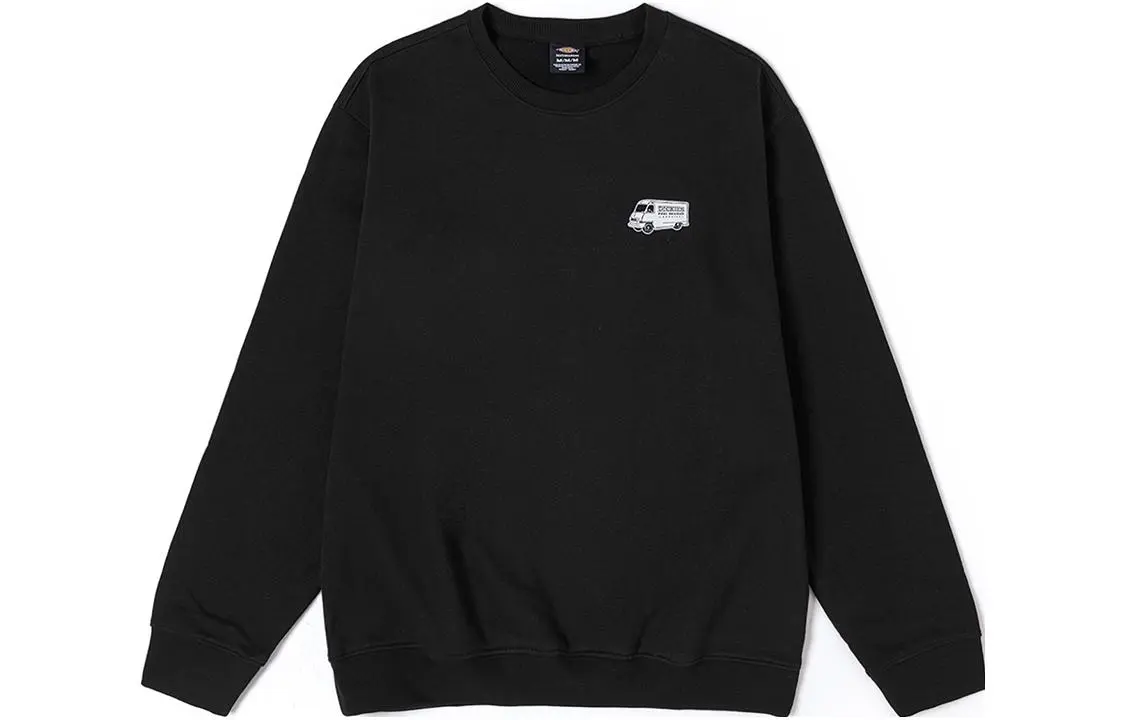 Dickies Sweatshirts Men's Black Crew Neck Moderate Other