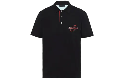 PRADA FW21 Polo Shirt Men's Black