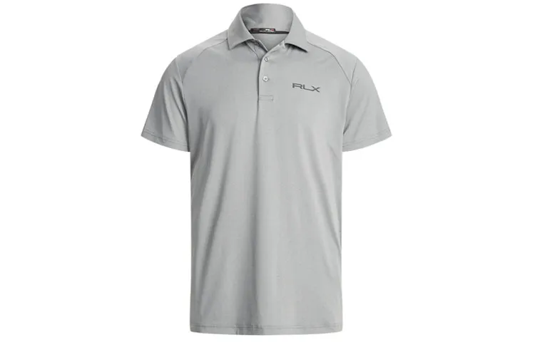 Polo Ralph Lauren Polo Shirts Men's Gray Polo Collar Moderate Straight Fit