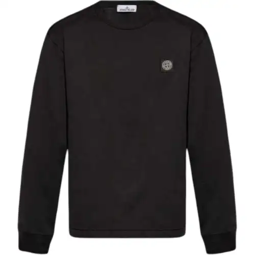 STONE ISLAND Compass appliqué Cotton Sweatshirt