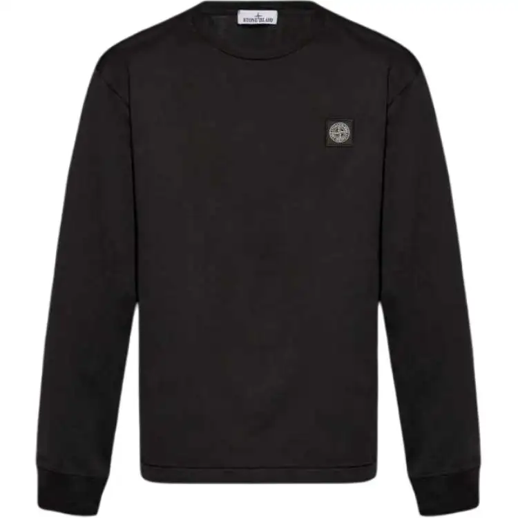 STONE ISLAND Compass appliqué Cotton Sweatshirt